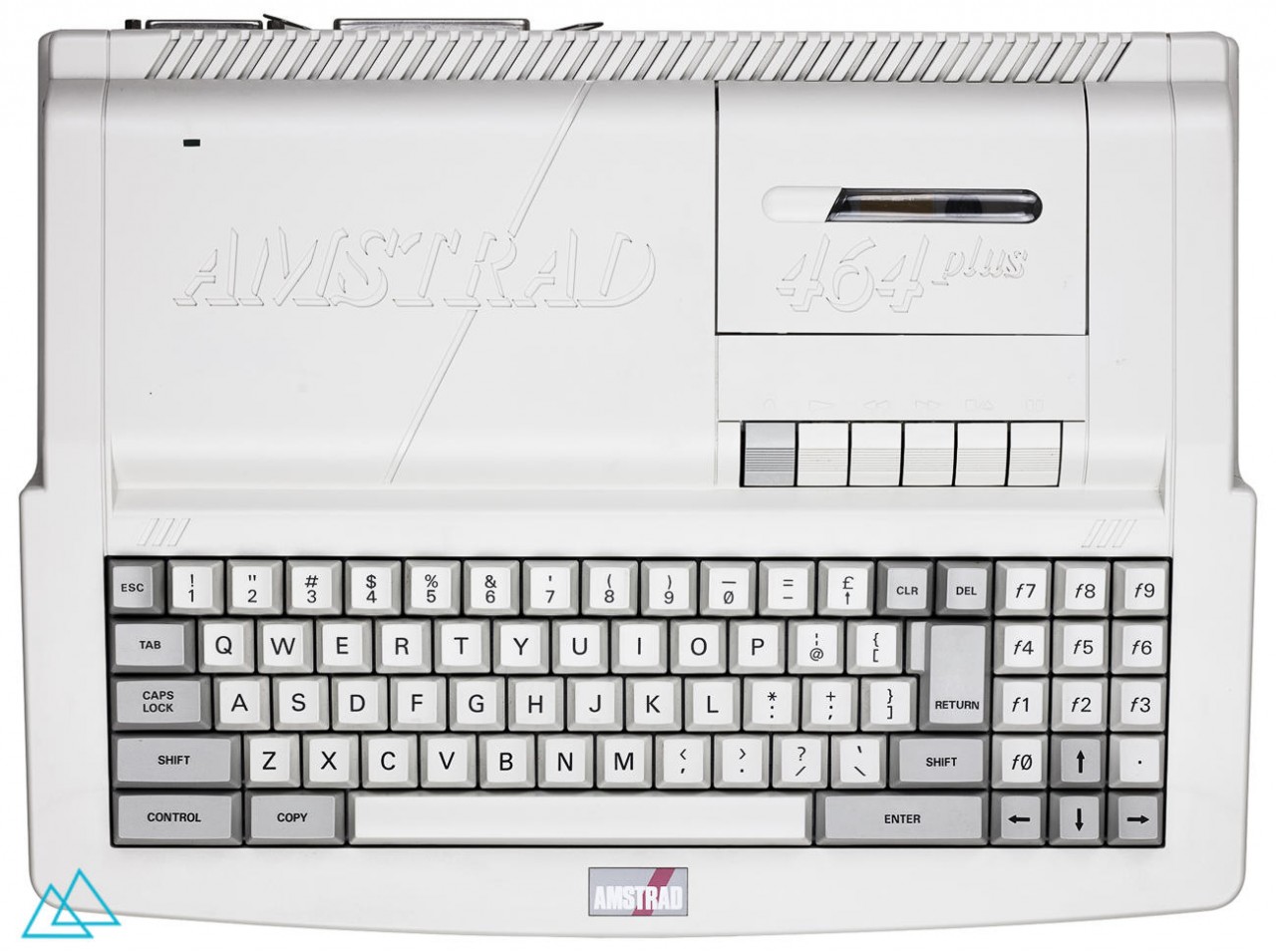 Vintage Personal Computer Amstrad CPC 464 Plus Top View