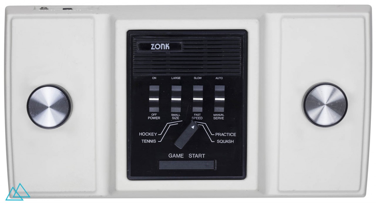 Top view dedicated video game console Phonemate Zonk Model 4