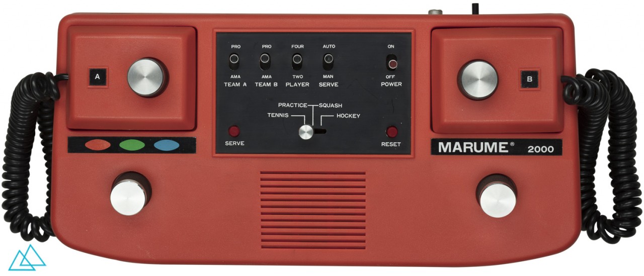 Top view dedicated video game console Marume 2000 (VM-90C) made by Dayya Corp.