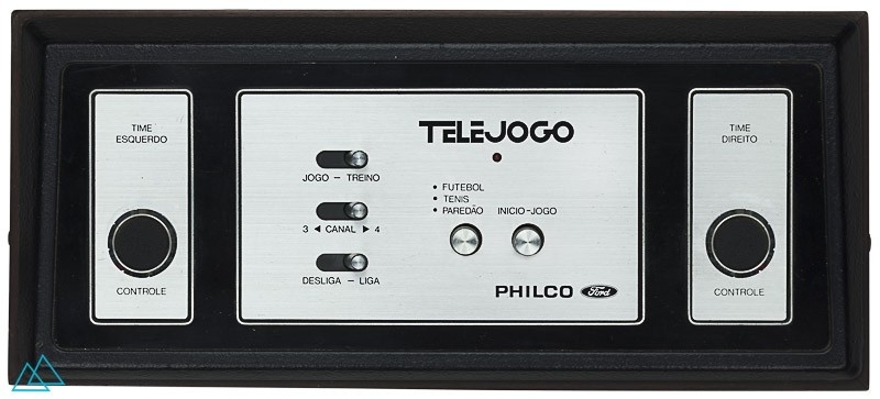 Top view of dedicated video game console Philco Ford Telejogo
