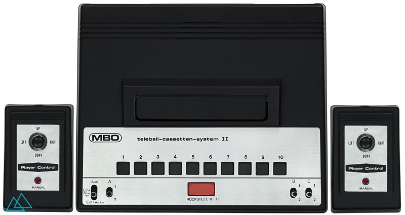 Top view PC-50x video game console MBO Teleball Cassetten System II