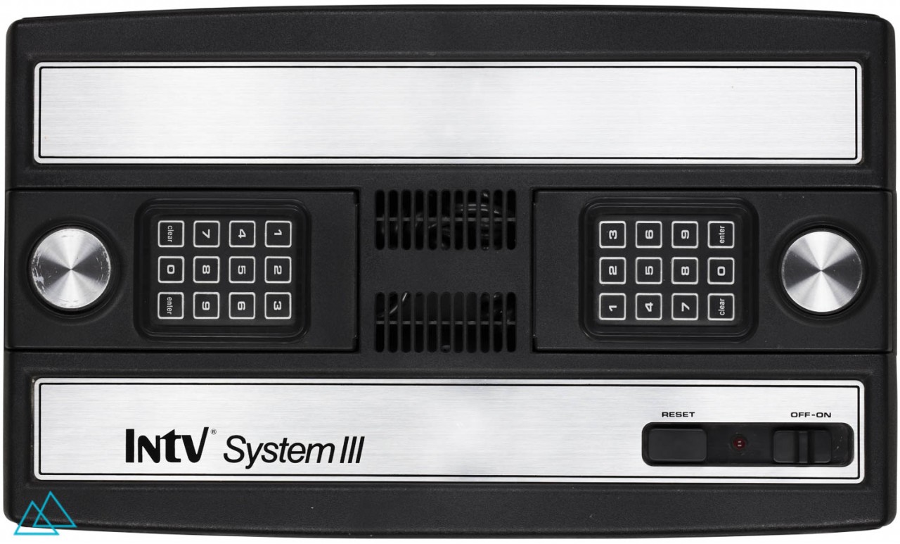 Top view Video Game Console Intv System 3