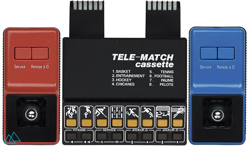Image Top view dedicated video game console ITT Schaub-Lorenz Ideal Computer Tele-Match Cassette (French Variant)
